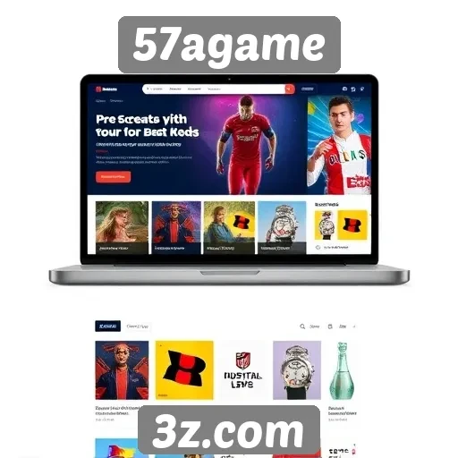 Novo design do site 57agame melhora experiência do usuário