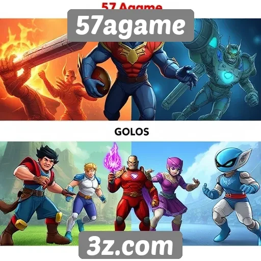 Comparação entre jogos novos e clássicos no 57agame